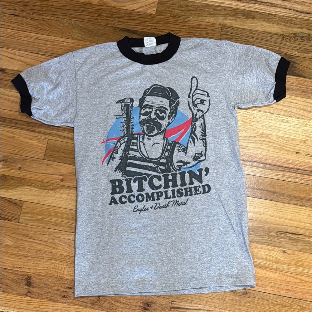 Eagles of Death Metal Boots Electric Ringer Tee Band Shirt